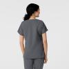 Wink Scrubs for Women, W123, Classic V-Neck Tops with 2 Pockets(Pewter)