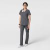 Wink Scrubs for Women, W123, Classic V-Neck Tops with 2 Pockets(Pewter)
