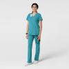 Wink Scrubs for Women, W123, Classic V-Neck Tops with 2 Pockets(Teal Blue)