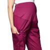 Wink WonderWORK Scrubs for Maternity Cargo Scrub Pants(Wine)