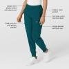 Women’s Comfort Waist Cargo Jogger Scrub Pant, Red, S(Caribbean Blue)