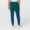 Women’s Comfort Waist Cargo Jogger Scrub Pant, Red, S(Caribbean Blue)