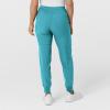 Women’s Comfort Waist Cargo Jogger Scrub Pant, Red, S(Teal Blue)