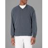 WonderWink Mens Zip Bomber Jacket(Pewter)