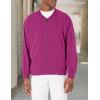 WonderWink Mens Zip Bomber Jacket(Wine)