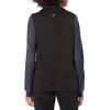 WonderWink Womens Fleece Full Zip Vest(Black)