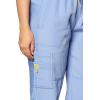 WonderWink Womens Four Stretch Cargo Scrub Pant(Ceil Blue)