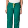 WonderWink Womens Four Stretch Cargo Scrub Pant(Hunter Green)
