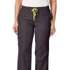 WonderWink Womens Four Stretch Cargo Scrub Pant(Pewter)