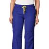 WonderWink Womens Four Stretch Cargo Scrub Pant(Royal)