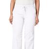 WonderWink Womens Four Stretch Cargo Scrub Pant(White)
