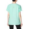 WonderWink Women’s Four Stretch Sporty V-Neck Scrub Top – XS-3XL, 3 Pockets, Eye Protection, Meets ANSI Z87.1(Pack of 1)(Aruba Blue)