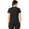 WonderWink Women’s Four Stretch Sporty V-Neck Scrub Top – XS-3XL, 3 Pockets, Eye Protection, Meets ANSI Z87.1(Pack of 1)(Black)