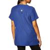 WonderWink Women’s Four Stretch Sporty V-Neck Scrub Top – XS-3XL, 3 Pockets, Eye Protection, Meets ANSI Z87.1(Pack of 1)(Galaxy Blue)