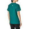 WonderWink Women’s Four Stretch Sporty V-Neck Scrub Top – XS-3XL, 3 Pockets, Eye Protection, Meets ANSI Z87.1(Pack of 1)(Hunter Green)