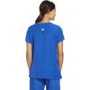 WonderWink Women’s Four Stretch Sporty V-Neck Scrub Top – XS-3XL, 3 Pockets, Eye Protection, Meets ANSI Z87.1(Pack of 1)(Royal)