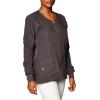 WonderWink Women’s Four-Stretch Sporty Button Front Scrub Jacket(Graphite)