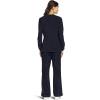 WonderWink Women’s Four-Stretch Sporty Button Front Scrub Jacket(Navy)