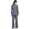 WonderWink Women’s Four-Stretch Sporty Button Front Scrub Jacket(Pewter)