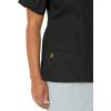 WonderWink Women’s Origins Bravo Scrub Top(Black)