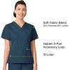 WonderWink Women’s Origins Bravo Scrub Top(Caribbean)