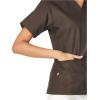 WonderWink Women’s Origins Bravo Scrub Top(Chocolate)