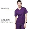 WonderWink Women’s Origins Bravo Scrub Top(Eggplant)