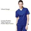 WonderWink Women’s Origins Bravo Scrub Top(Galaxy Blue)