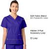 WonderWink Women’s Origins Bravo Scrub Top(Grape)