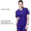 WonderWink Women’s Origins Bravo Scrub Top(Grape)