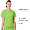 WonderWink Women’s Origins Bravo Scrub Top(Green Apple)