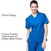 WonderWink Women’s Origins Bravo Scrub Top(Royal)