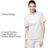 WonderWink Women’s Origins Bravo Scrub Top(White)