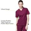 WonderWink Women’s Origins Bravo Scrub Top(Wine)