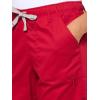 WonderWink Women’s Petite-Plus-Size Wonderwork Straight Leg Cargo Scrub Pant(Cardinal)
