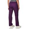WonderWink Women’s Petite-Plus-Size Wonderwork Straight Leg Cargo Scrub Pant(Eggplant)