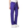 WonderWink Women’s Petite-Plus-Size Wonderwork Straight Leg Cargo Scrub Pant(Grape)