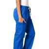 WonderWink Women’s Petite-Plus-Size Wonderwork Straight Leg Cargo Scrub Pant(Royal)