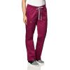 WonderWink Women’s Petite-Plus-Size Wonderwork Straight Leg Cargo Scrub Pant(Wine)