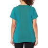 WonderWink Womens Women’s Flex Back V-Neck Scrub Top(Teal Blue)