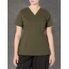 WonderWink Womens Women’s Joy V-nk Tuck-in TWomen’s Joy V-Nk Tuck-in T(Forest Green)