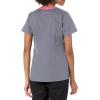 WonderWink Womens Women’s Joy V-nk Tuck-in TWomen’s Joy V-Nk Tuck-in T(Pewter)
