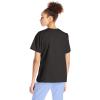WonderWink Women’s Wonderwork Short Sleeve Snap Jacket(Black)