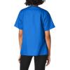 WonderWink Women’s Wonderwork Short Sleeve Snap Jacket(Royal)