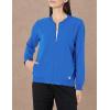 WonderWink womens Bomber Jacket(Royal)