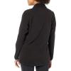 WonderWink womens Micro-fleece Zip Jacket(Black)