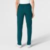 WonderWink womens Women’s Flat Front Cargo Scrub Pant(Caribbean Blue)