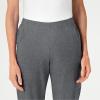 WonderWink womens Women’s Flat Front Cargo Scrub Pant(Charcoal Heather)