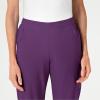 WonderWink womens Women’s Flat Front Cargo Scrub Pant(Eggplant)