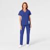WonderWink womens Women’s Flat Front Cargo Scrub Pant(Galaxy Blue)